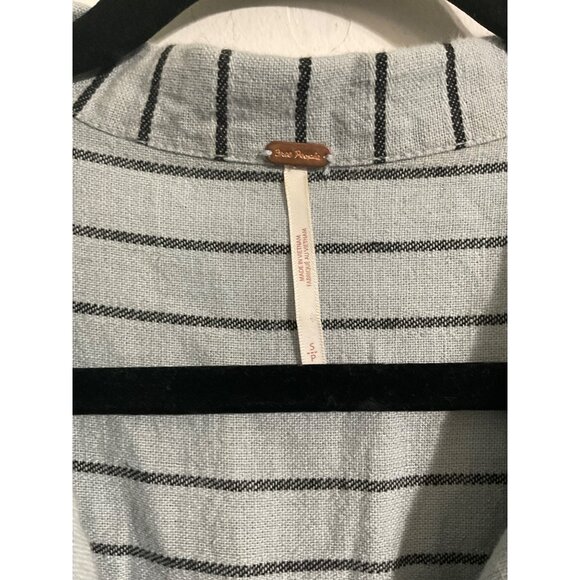 Free People Striped Jumpsuit in Black and White - Picture 3 of 14